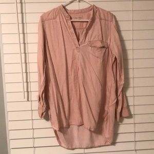 Gap light pink blouse